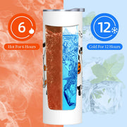 Halloween Cows stainless steel tumbler for hot and cold drinks