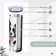 I Herd That - 20oz Straight Stainless Steel Tumbler with Straw