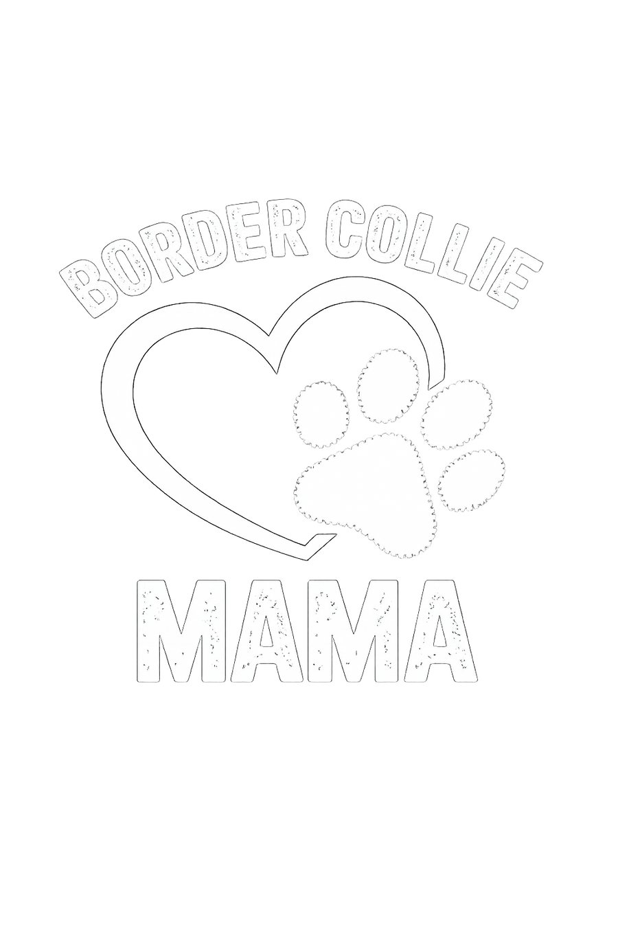 Border Collie Mama Hoodie