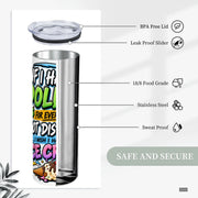 If I Had a Dollar - 20oz Straight Stainless Steel Tumbler with Straw（Made in USA)