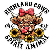 Highland Cows Are My Spirit Animal Hoodie