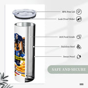 Fries Were Harmed stainless steel tumbler lid and construction details