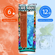 Excede The Limits - 20oz Straight Stainless Steel Tumbler with Straw（Made in USA)