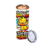 Manage My Anger - 20oz Straight Stainless Steel Tumbler with Straw（Made in USA)