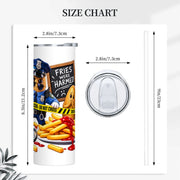Fries Were Harmed 20 oz tumbler size and dimensions