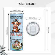 Chaos in the Barnyard - 20oz stainless steel tumbler