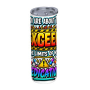 Excede The Limits - 20oz Straight Stainless Steel Tumbler with Straw（Made in USA)