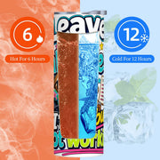Leave Me Alone, I'm Busy Not Working - 20oz Straight Stainless Steel Tumbler with Straw