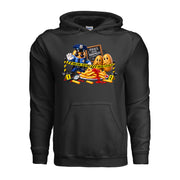 Fries Were Harmed funny french fry hoodie in black
