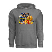 Fries Were Harmed funny french fry hoodie in graphite heather